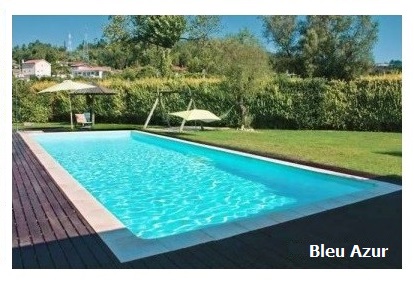 coque piscine bleu azur